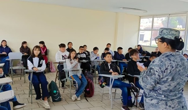 Guardia Nacional imparte pláticas sobre ciberseguridad a estudiantes de nivel básico en Zacatecas