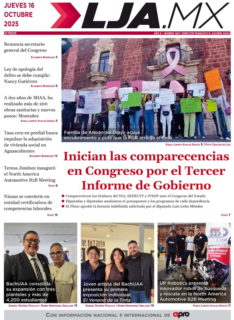 Inician las comparecencias en Congreso por el Tercer Informe de Gobierno y más en LJA.MX edición 16/10/2025