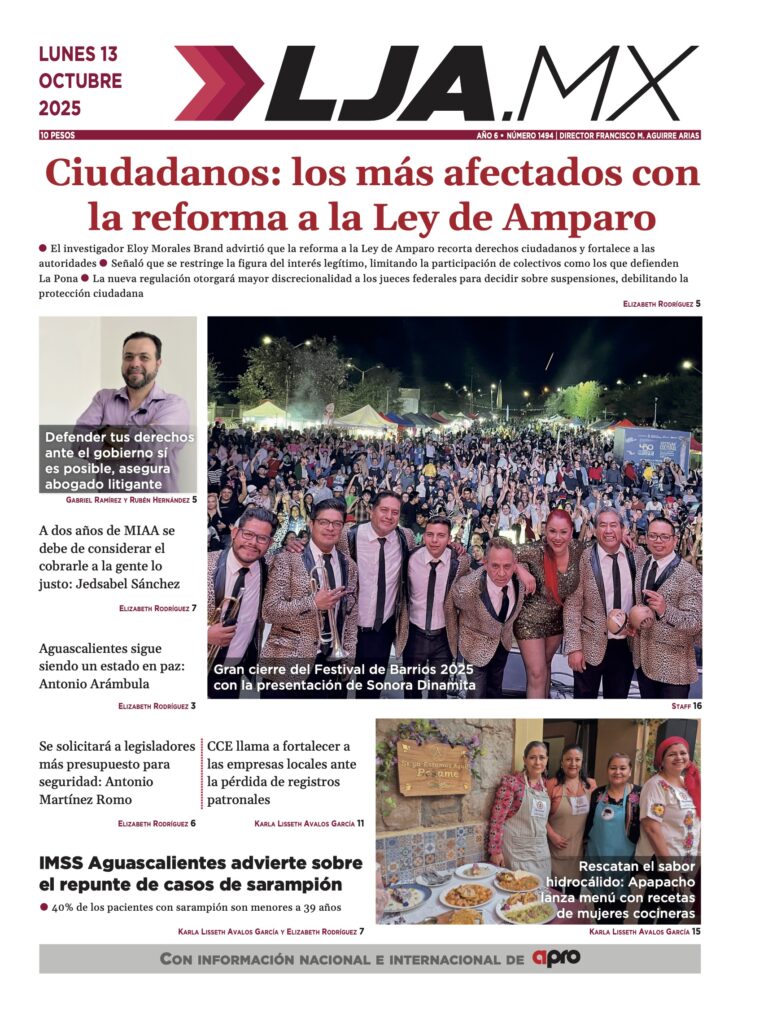 Ciudadanos: los más afectados con la reforma a la Ley de Amparo y más en LJA.MX edición 13/10/2025