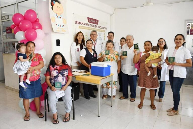 Inicia en Yucatán la Campaña de Vacunación contra influenza, Covid-19 y neumococo