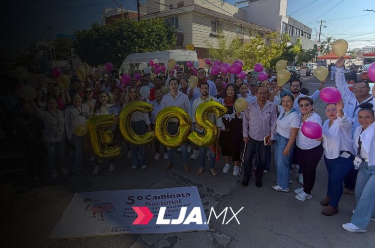 ISSSTE Aguascalientes realiza caminata ECOS para la prevención del EVC