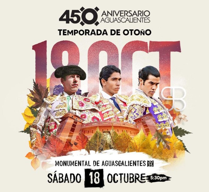 Municipio de Aguascalientes invita a corrida de toros por Aniversario de la Ciudad