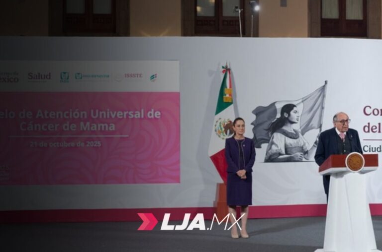 Presidenta anuncia inversión de 8 mmdp para Modelo de Atención de Cáncer de Mama