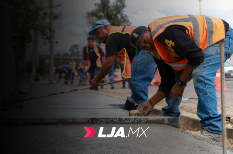 Municipio de Aguascalientes promueve la construcción de banquetas amplias para mejorar la movilidad peatonal