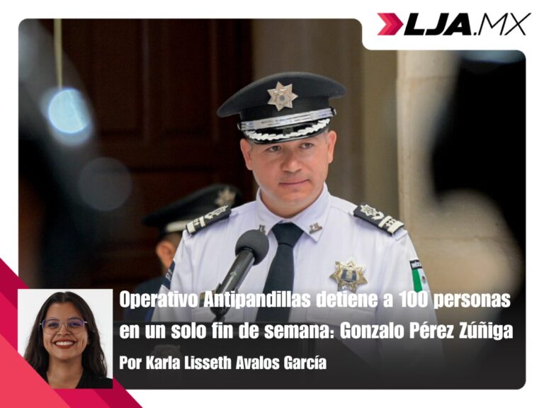 Operativo Antipandillas detiene a 100 personas en un solo fin de semana: Gonzalo Pérez Zúñiga