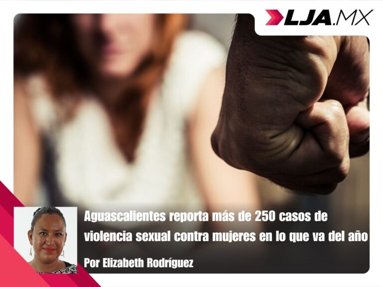 Aguascalientes reporta más de 250 casos de violencia sexual contra mujeres en lo que va del año