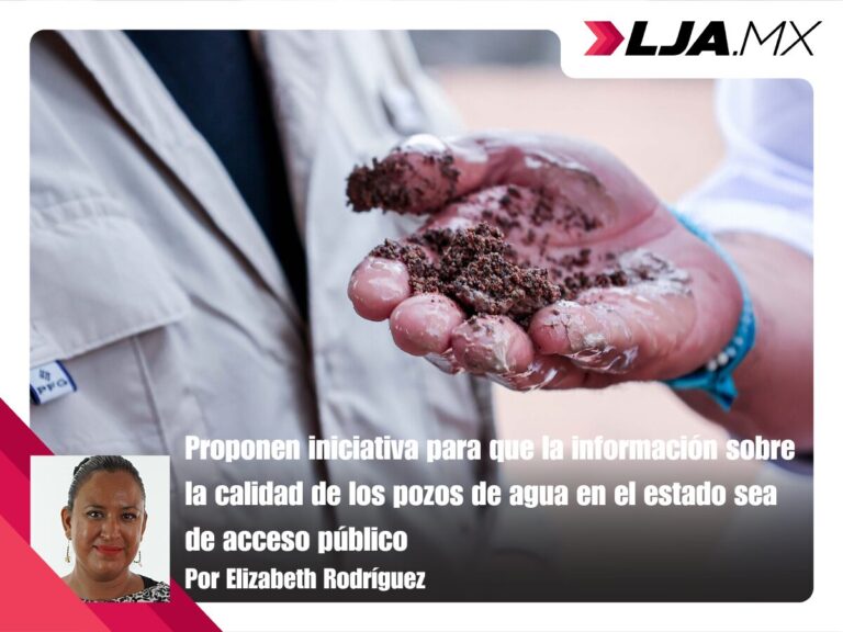 Proponen iniciativa para que la información sobre la calidad de los pozos de agua en el estado sea de acceso público