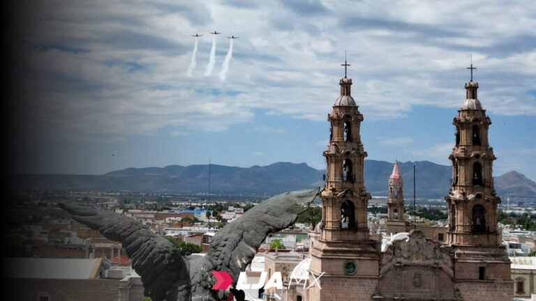 Leonardo Montañez encabeza exhibición aérea por el 450 Aniversario de la Ciudad de Aguascalientes