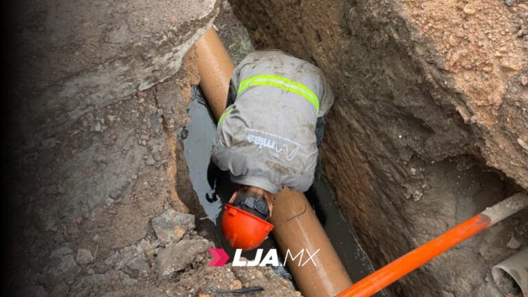 MIAA renueva red de alcantarillado en Guadalupe Peralta 