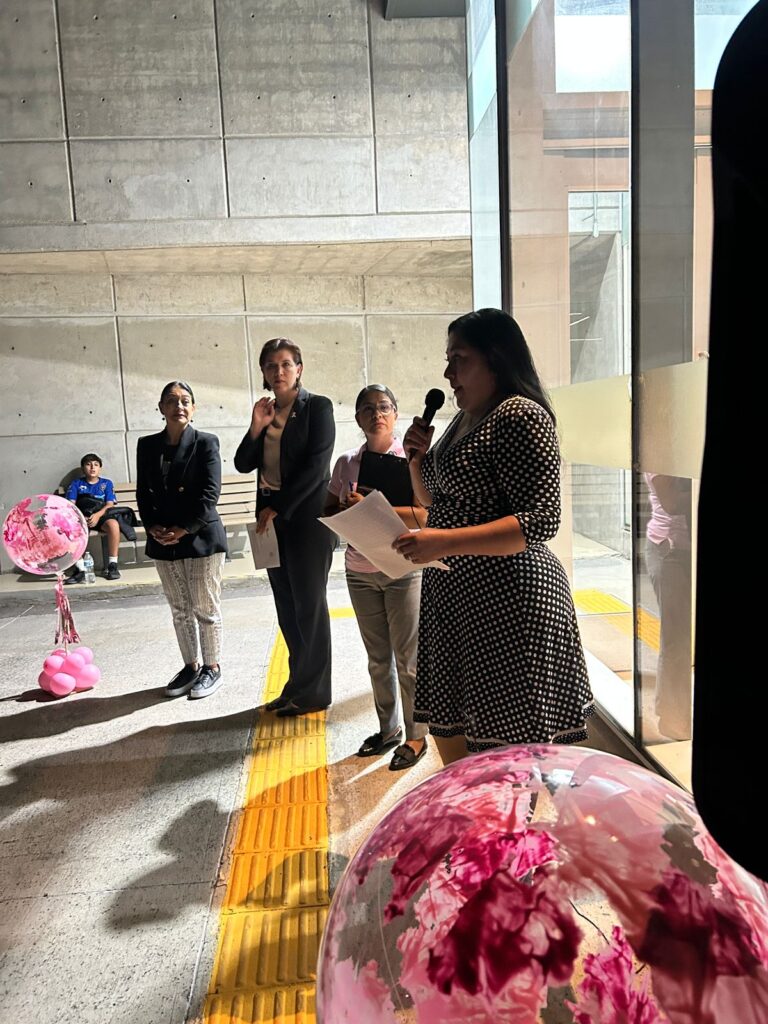 SSG promueve la iluminación de color rosa del Edificio de Gobierno del municipio de León, Guanajuato