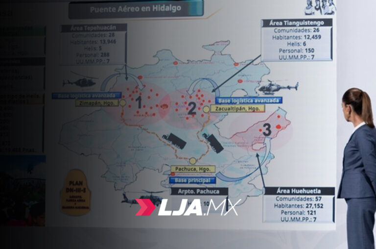 SEDENA reporta 111 puentes aéreos para entregar despensas y evacuar a personas que requieren atención médica