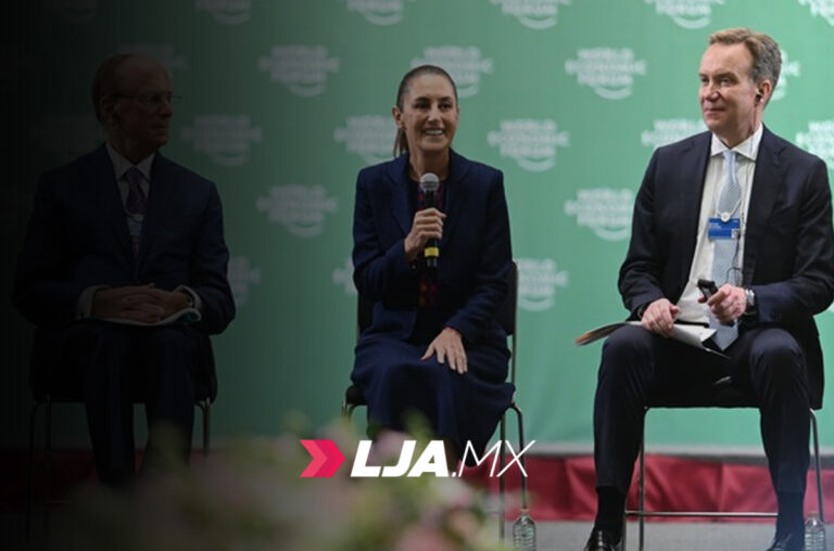 Presidenta presenta Plan México a miembros del Foro Económico Mundial