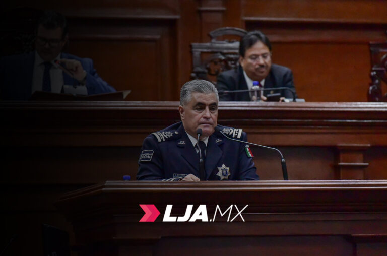 Comparece ante el Congreso del Estado de Aguascalientes el Secretario de Seguridad Pública, Antonio Martínez Romo