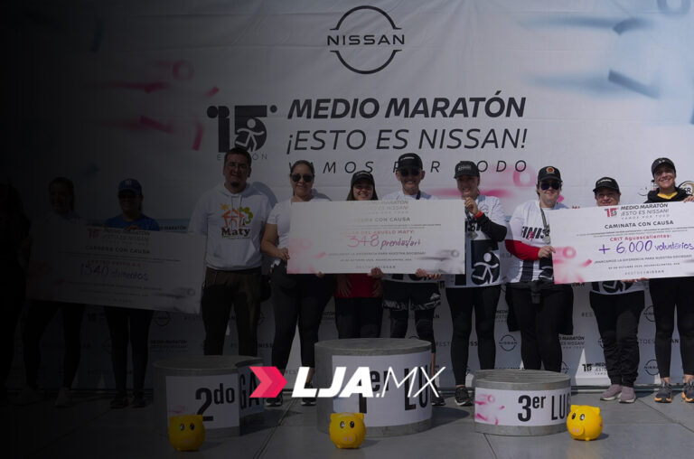 Nissan reúne nuevamente a más de 2,500 personas para celebrar el medio maratón “Esto es Nissan”