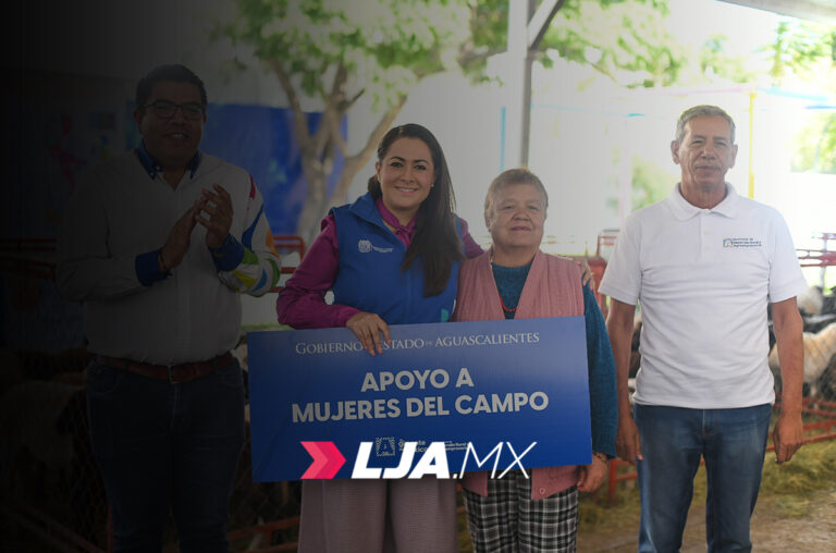 La gobernadora de Aguascalientes Teresa Jiménez impulsa el emprendimiento de mujeres del campo con entrega de borregos