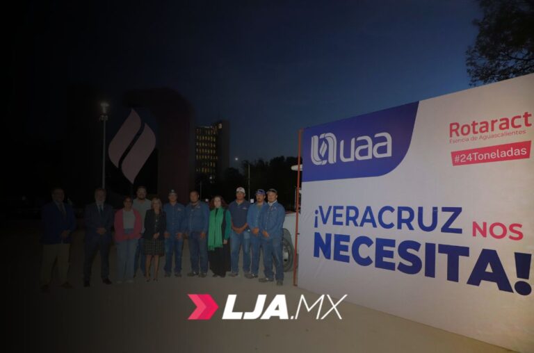 UAA, Club Rotaract Esencia de Aguascalientes y sociedad civil consolidan apoyo para Veracruz