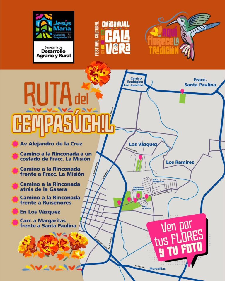 Ruta del Cempasúchil: aquí florece la tradición en Jesús María
