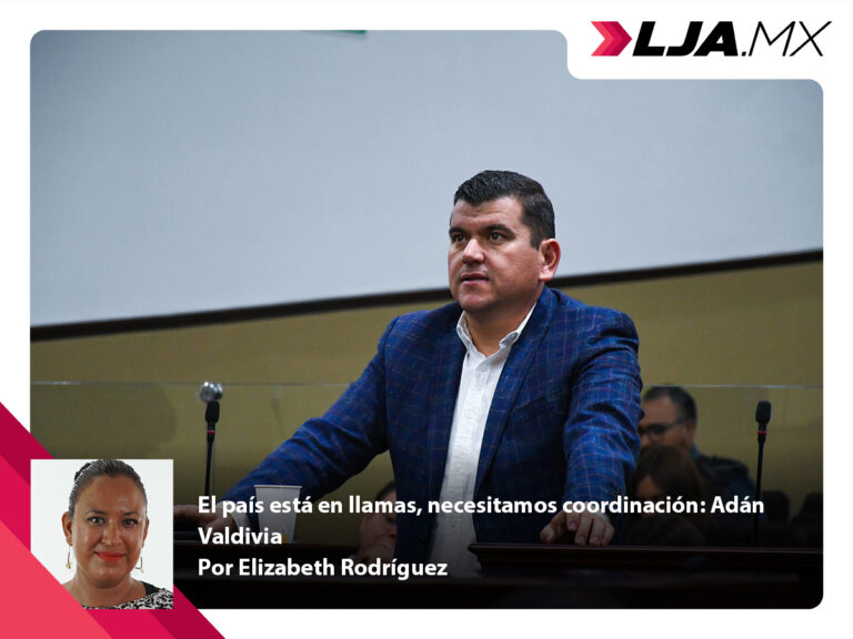 El país está en llamas, necesitamos coordinación: Adán Valdivia