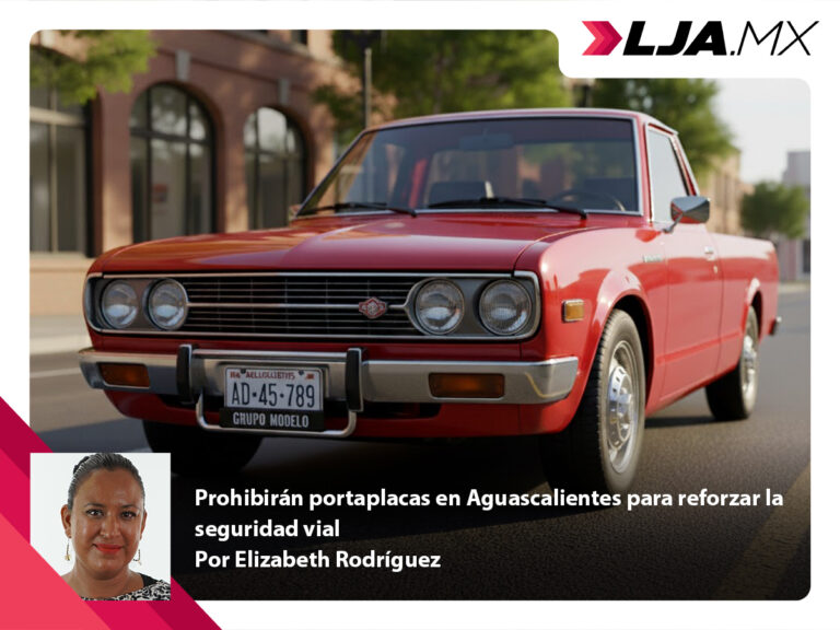 Prohibirán portaplacas en Aguascalientes para reforzar la seguridad vial