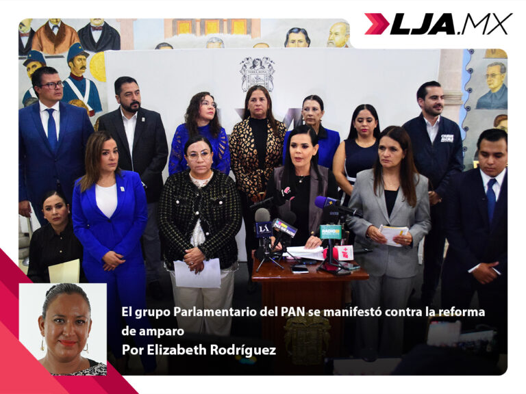 El grupo Parlamentario del PAN en Aguascalientes se manifestó contra la reforma de amparo