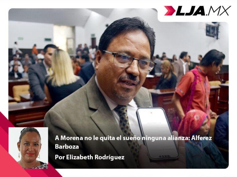 A Morena no le quita el sueño ninguna alianza: Alferez Barboza