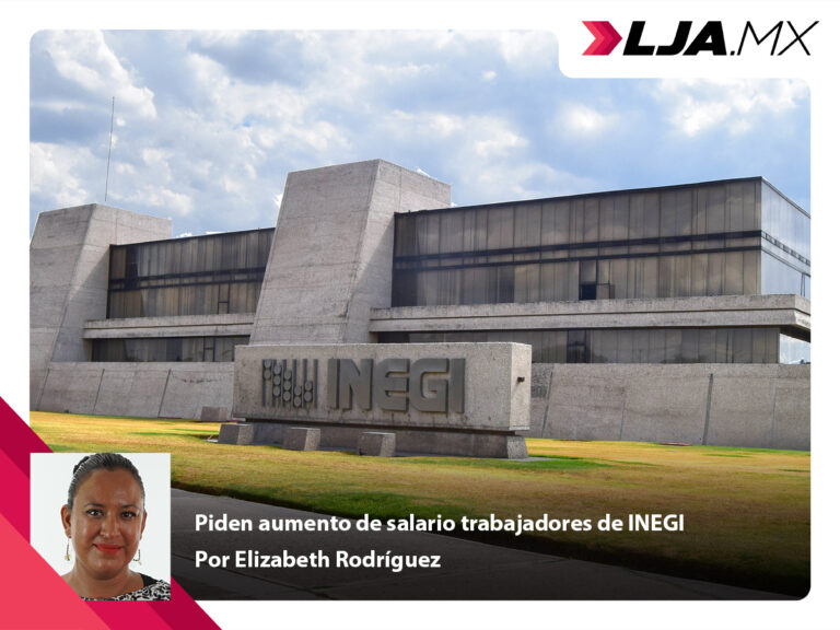 Piden aumento de salario trabajadores de INEGI en Aguascalientes