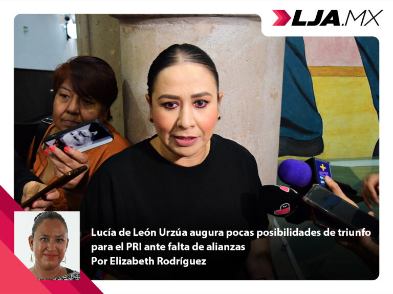 Lucía de León Urzúa augura pocas posibilidades de triunfo para el PRI ante falta de alianzas
