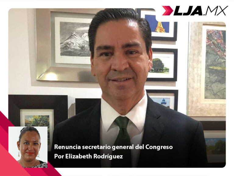 Renuncia secretario general del Congreso de Aguascalientes