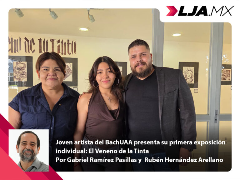 Joven artista del BachUAA presenta su primera exposición individual: El Veneno de la Tinta