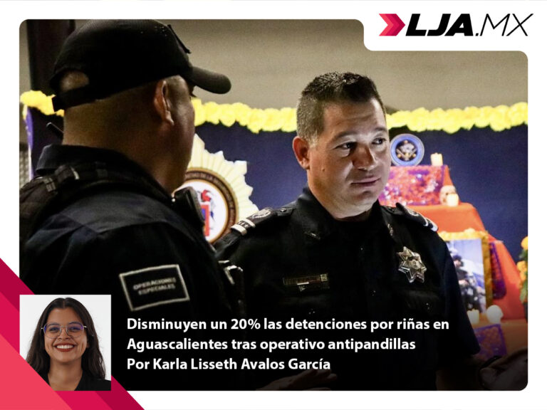 Disminuyen un 20% las detenciones por riñas en Aguascalientes tras operativo antipandillas