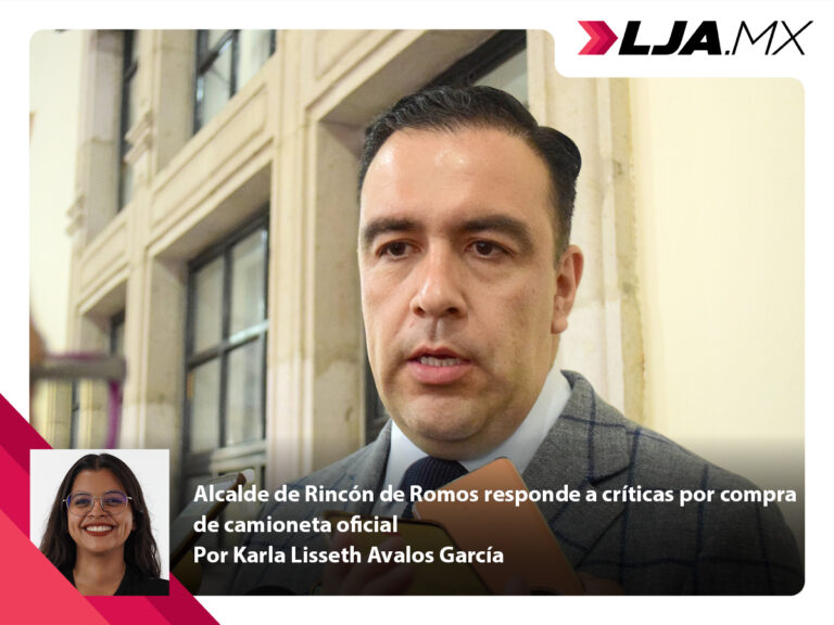 Alcalde de Rincón de Romos responde a críticas por compra de camioneta oficial