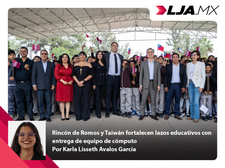 Rincón de Romos y Taiwán fortalecen lazos educativos con entrega de equipo de cómputo