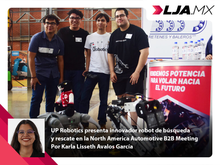 UP Robotics presenta innovador robot de búsqueda y rescate en la North America Automotive B2B Meeting