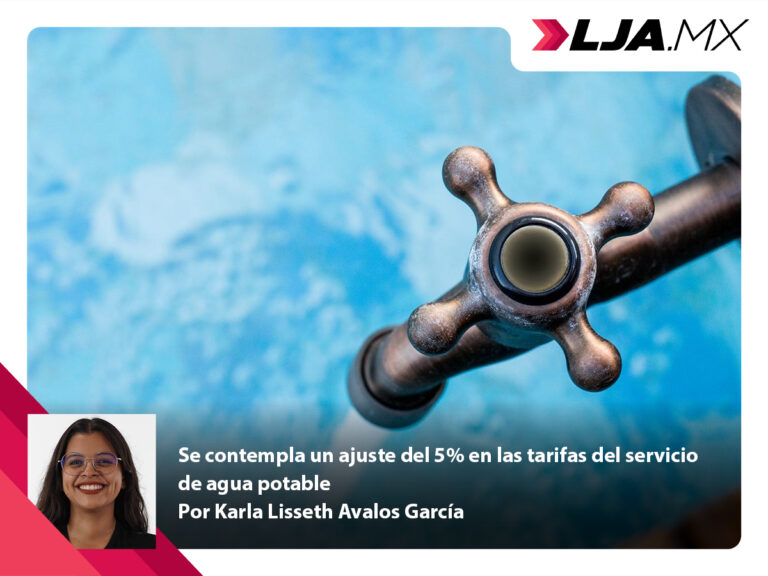 Se contempla un ajuste del 5% en las tarifas del servicio de agua potable en Aguascalientes
