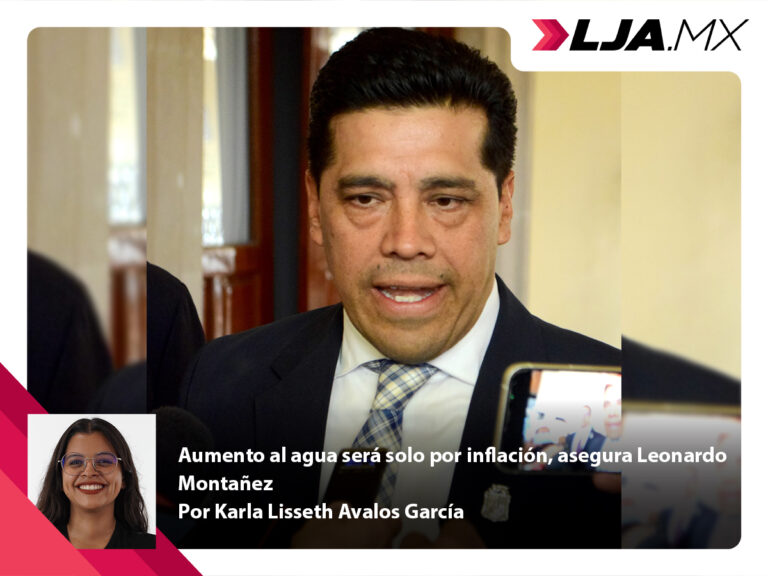 Aumento al agua será solo por inflación, asegura Leonardo Montañez presidente municipal de Aguascalientes