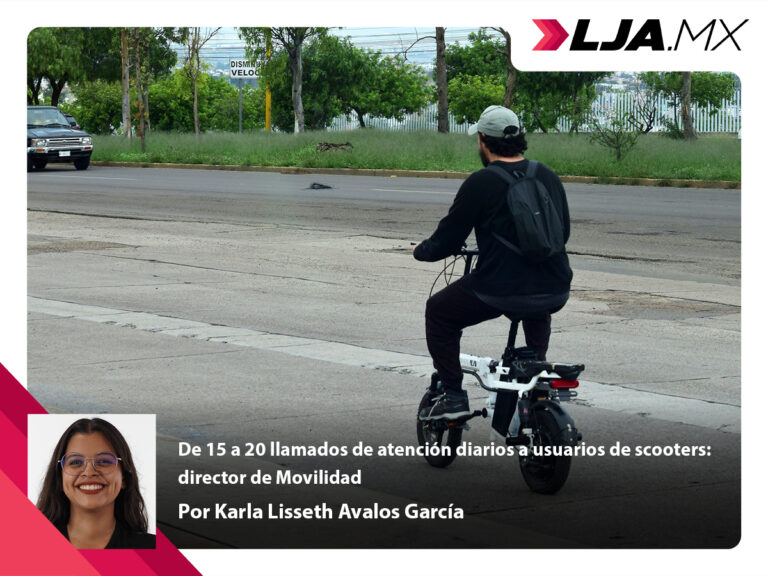 De 15 a 20 llamados de atención diarios a usuarios de scooters: director de Movilidad