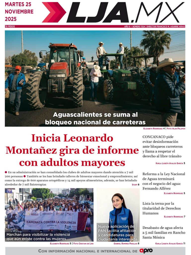 Inicia Leonardo  Montañez gira de informe  con adultos mayores y más en LJA.MX, edición 25/11/2025