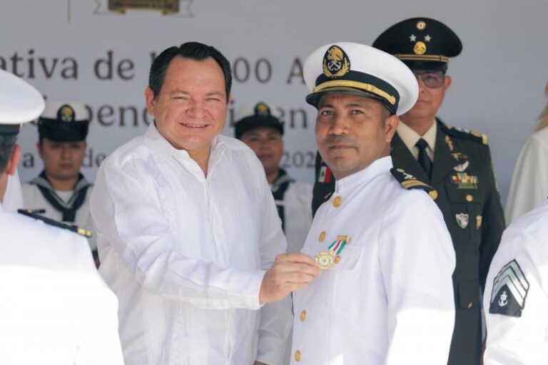 Yucatán celebra bicentenario de Independencia Marítima Nacional