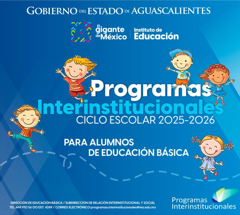 Convocatoria abierta para participar de los Programas Interinstitucionales en Aguascalientes