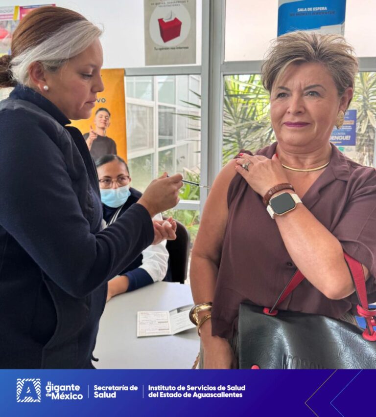 ISSEA ofrece vacunas gratuitas contra COVID-19, influenza, neumococo y sarampión en Aguascalientes