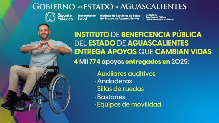 Instituto de Beneficencia Pública supera los 4,700 apoyos otorgados en Aguascalientes durante 2025