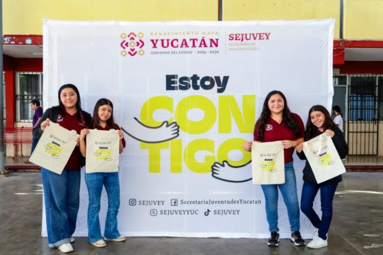 En Yucatán, fortalecen bienestar emocional de las juventudes con el programa Estoy Contigo
