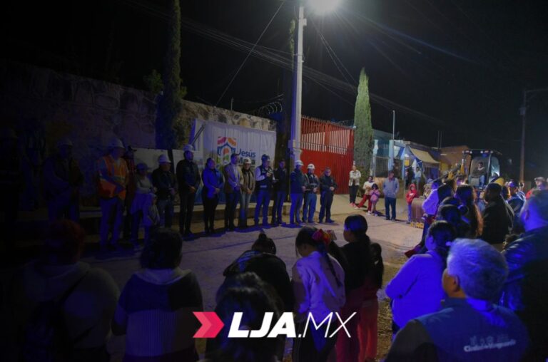 Arranca obra en la calle Miguel Hidalgo en la comunidad de La Tomatina, Jesús María