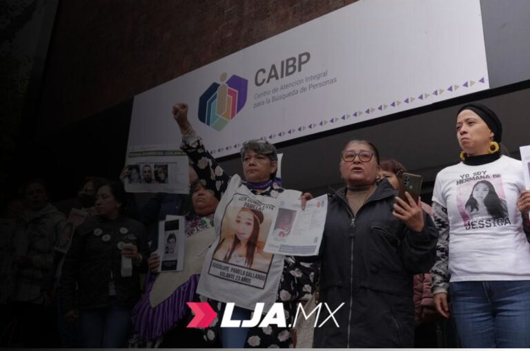 Madres buscadoras se manifiestan en inauguración del CAIBP: reclaman exclusión