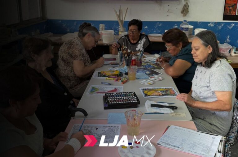 Estancia de Día Olivares Santana invita a adultos mayores a clases gratuitas de pintura en Aguascalientes
