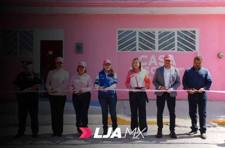 Teresa Jiménez inaugura nueva Casa Rosa en San José de Gracia en Aguascalientes