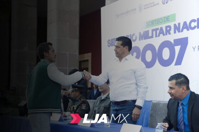 Leonardo Montañez encabeza Sorteo del Servicio Nacional Militar generación 2007 y remisos en Aguascalientes