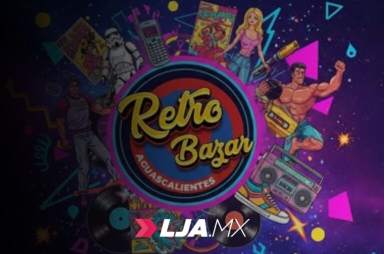 Aguascalientes se llena de nostalgia con la nueva edición del Retro Bazar