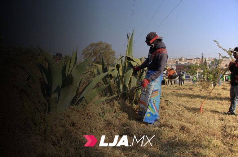 Municipio ejecuta megaoperativo de limpieza en el suroriente de la ciudad de Aguascalientes