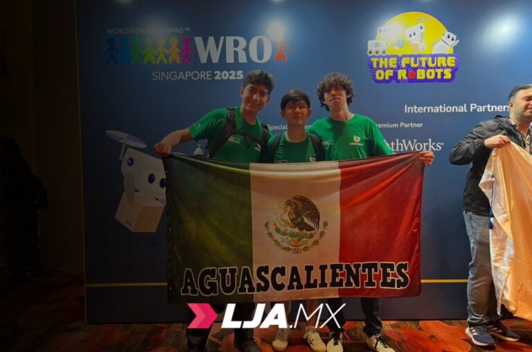 Aguascalientes destaca en la Olimpiada Mundial de Robótica 2025 en Singapur